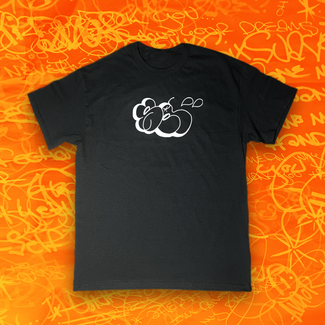 Black "SA" Throwie Tee