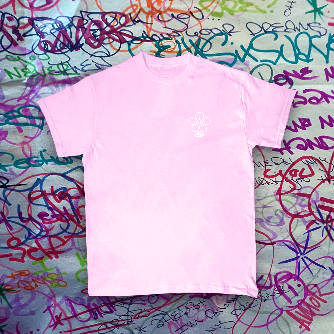 Soft Pink Dazey tee